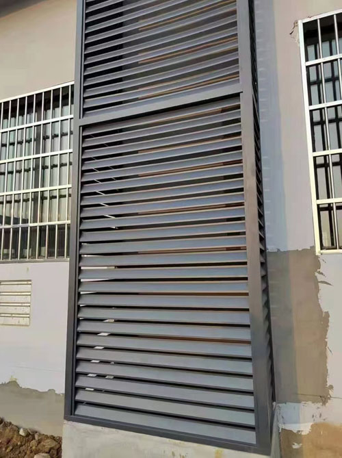 鋅鋼百葉窗安裝案例