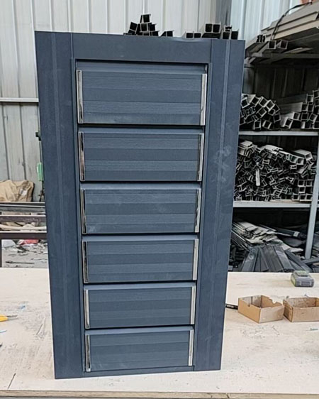 鋅鋼百葉窗的工藝特色